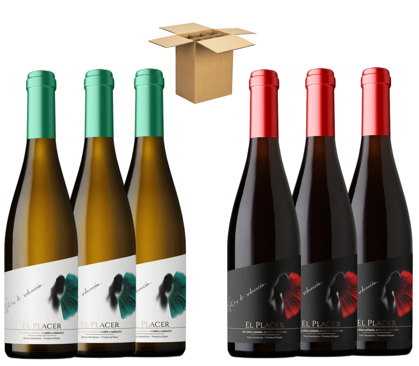 Colección El Placer (Semisweet) - Box of 6