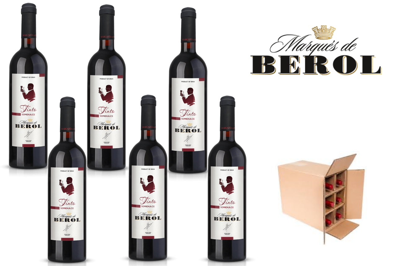 Tinto Semidulce (Red Semisweet) - Box of 6
